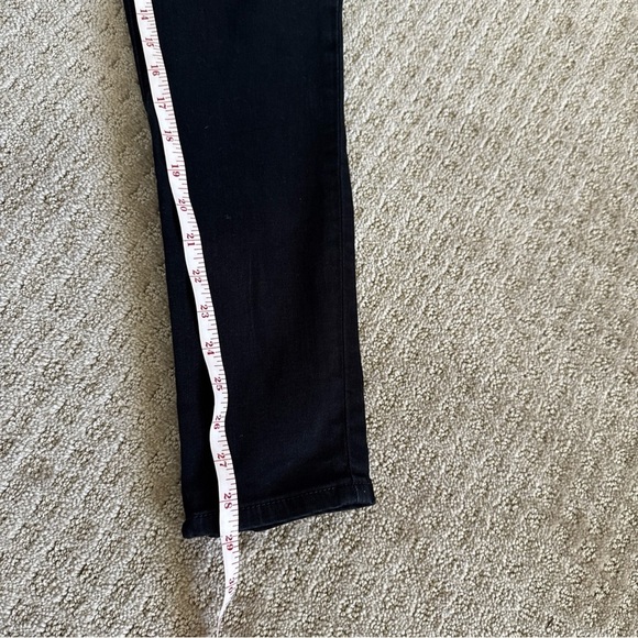 Pilcro And The Letterpress Ankle Zip Black Mid Rise Denim Jeans Sz 30 - Picture 10 of 10